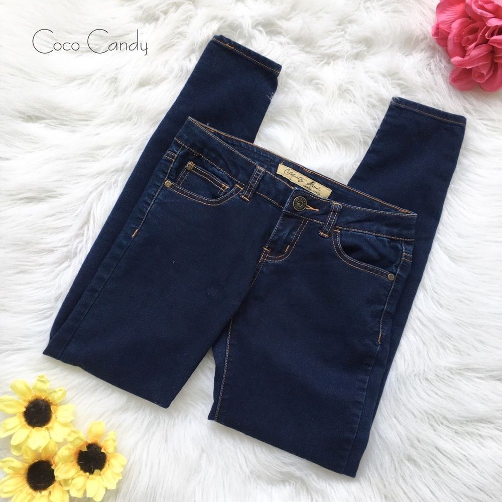 🔃Celebrity Pink Skinny Leg Blue Denim Jeans